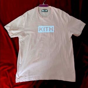 Pink Kith Box Logo Tee